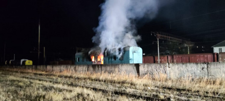 На Тернопільщині горів вагон
